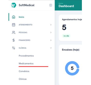Caminho para acessar medicamentos 2